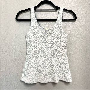 Express Floral Lace Tank Top